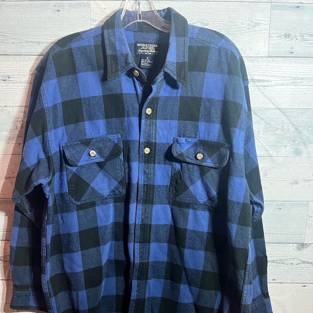 Moose Creek Legendary Clothing Size XL MEN PLAID SHIRT Heavy